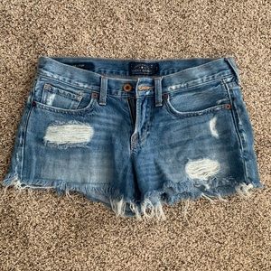 Lucky Brand denim jean cut off shorts